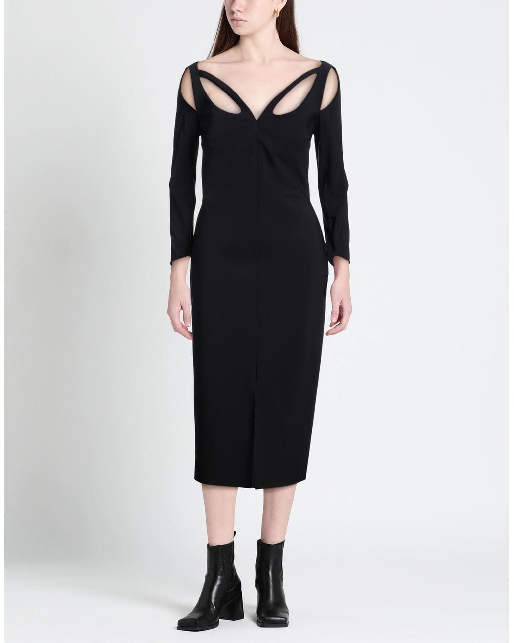 La Petite Robe Di Chiara Boni Black Midi Dress