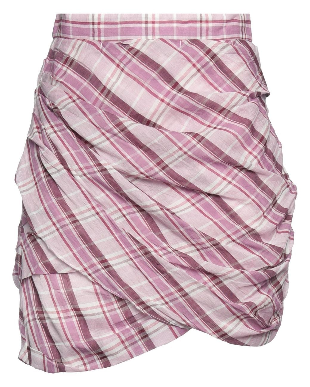 Isabel Marant Pink Mauve Mini Skirt Cotton