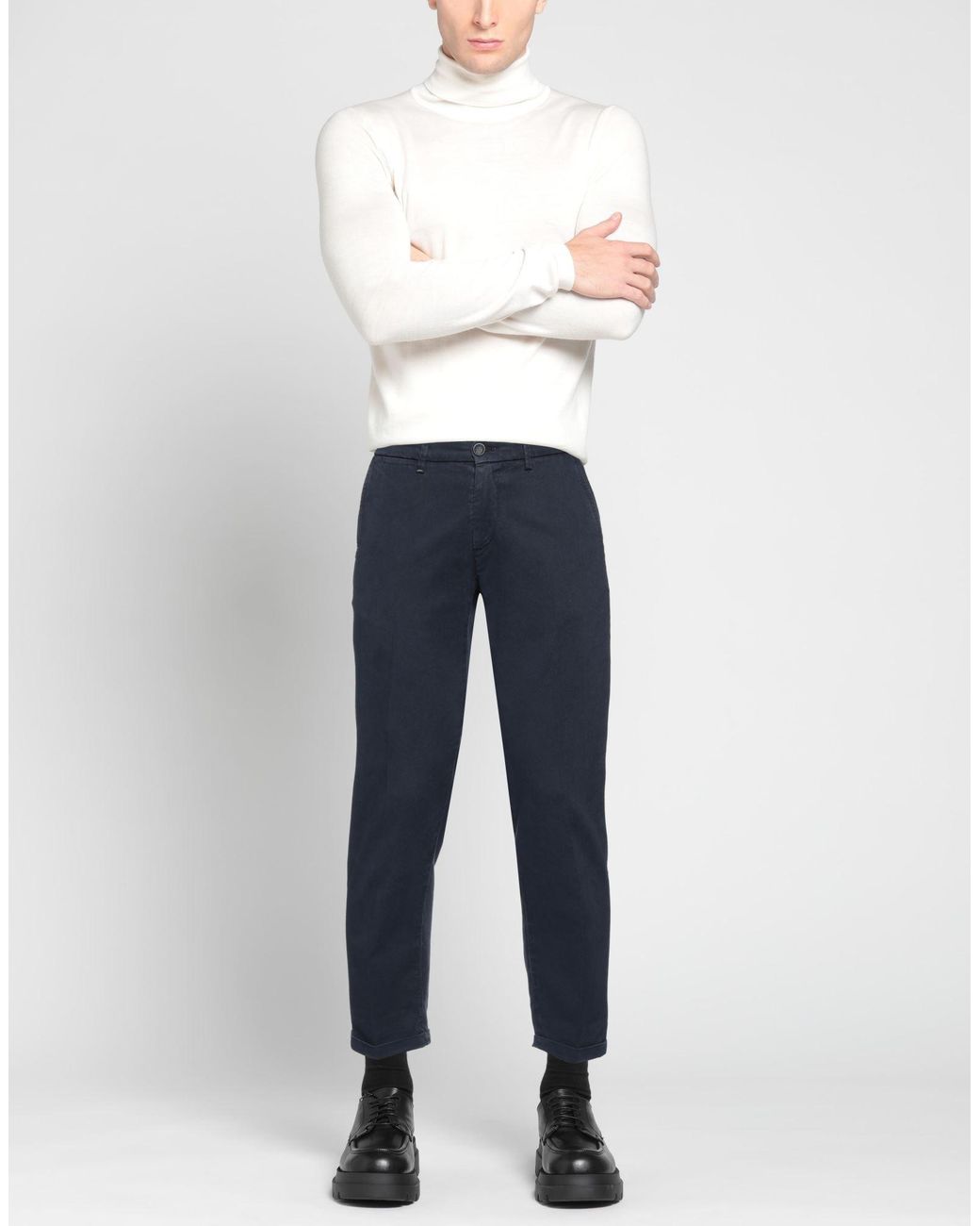 RE_HASH Blue Pants for men