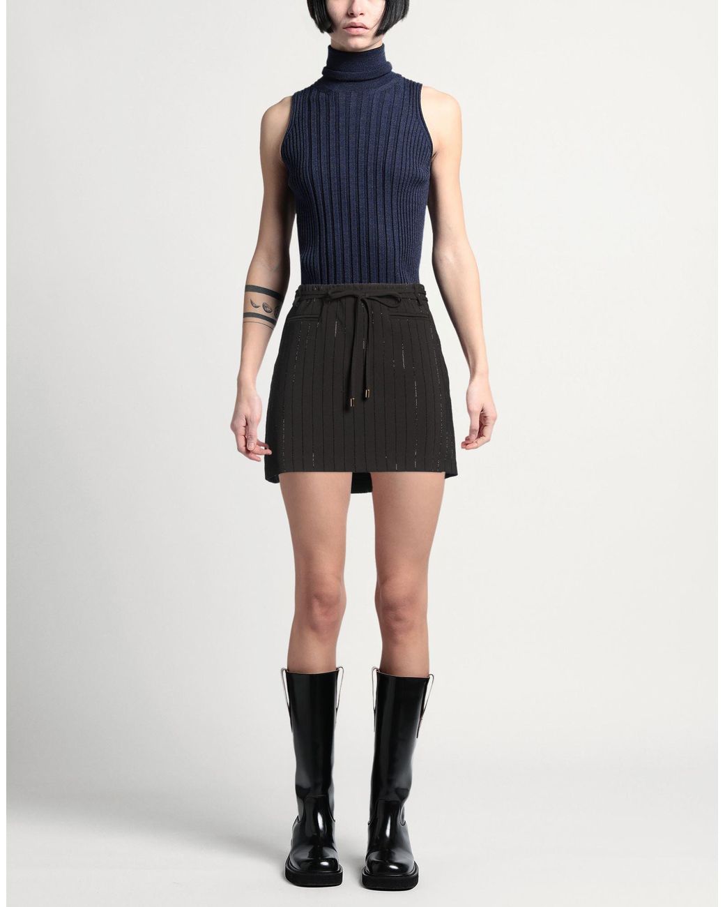 No Secrets Black Mini Skirt