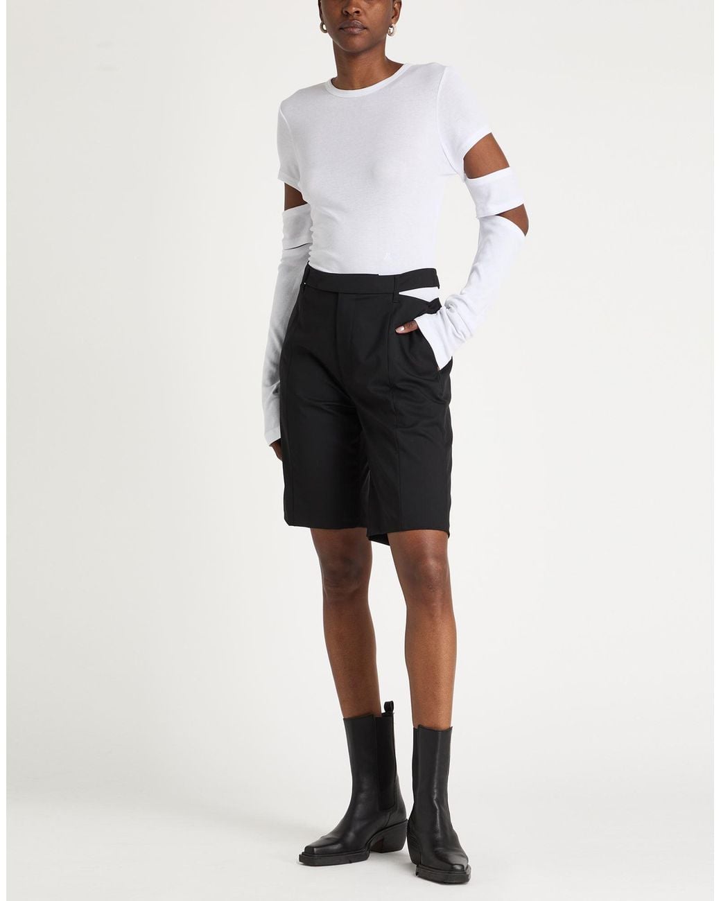 Helmut Lang White T-Shirt Pima Cotton, Modal