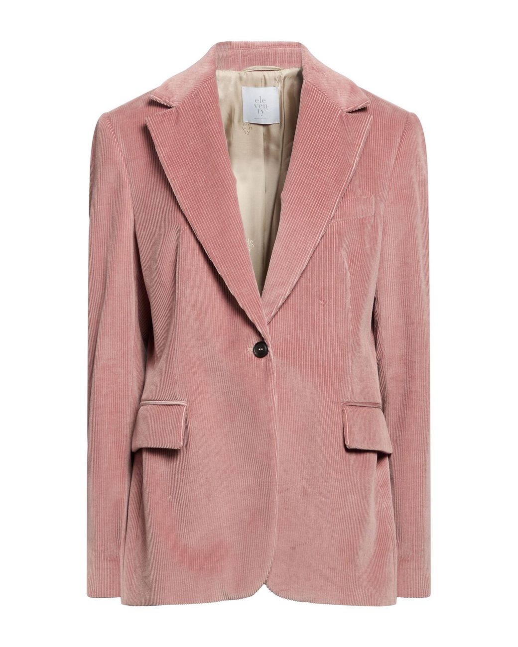 Eleventy Pink Blazer Cotton