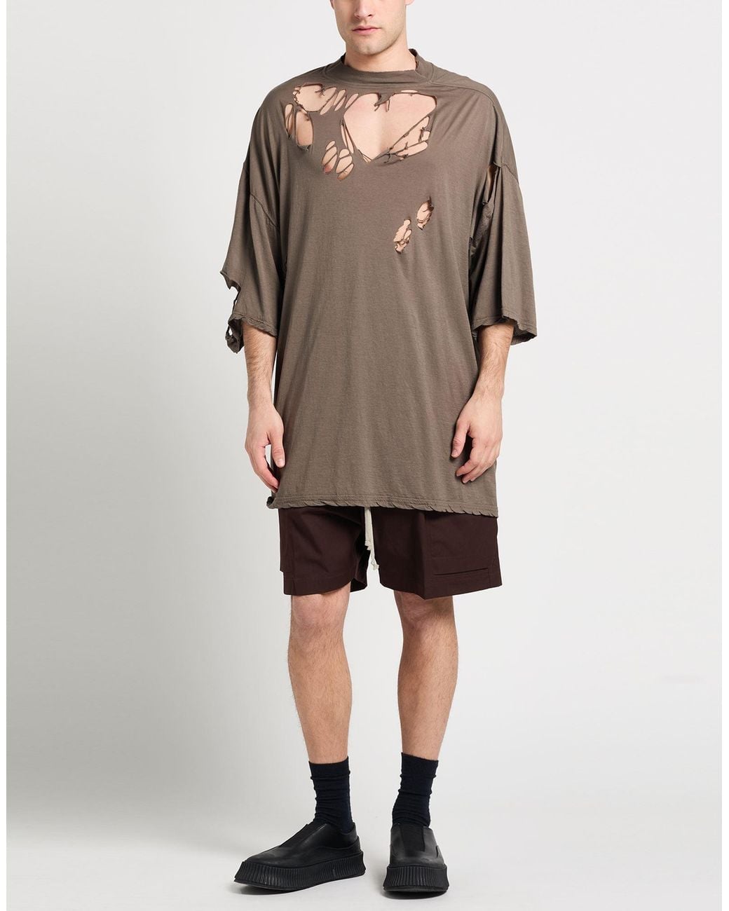 Rick Owens Brown T-Shirt for men