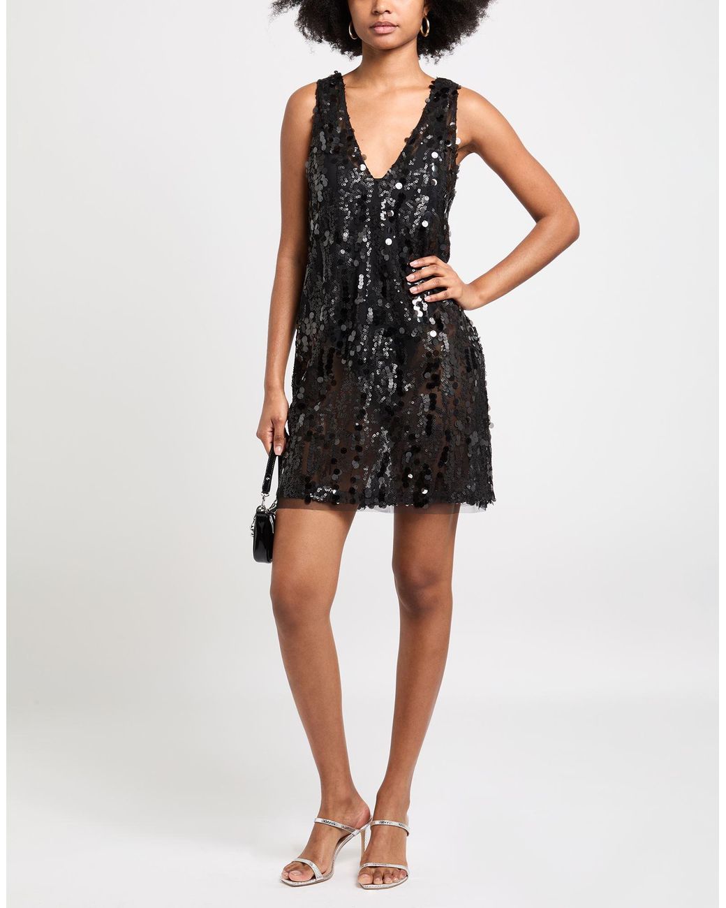 Alpha Studio Black Mini-Kleid