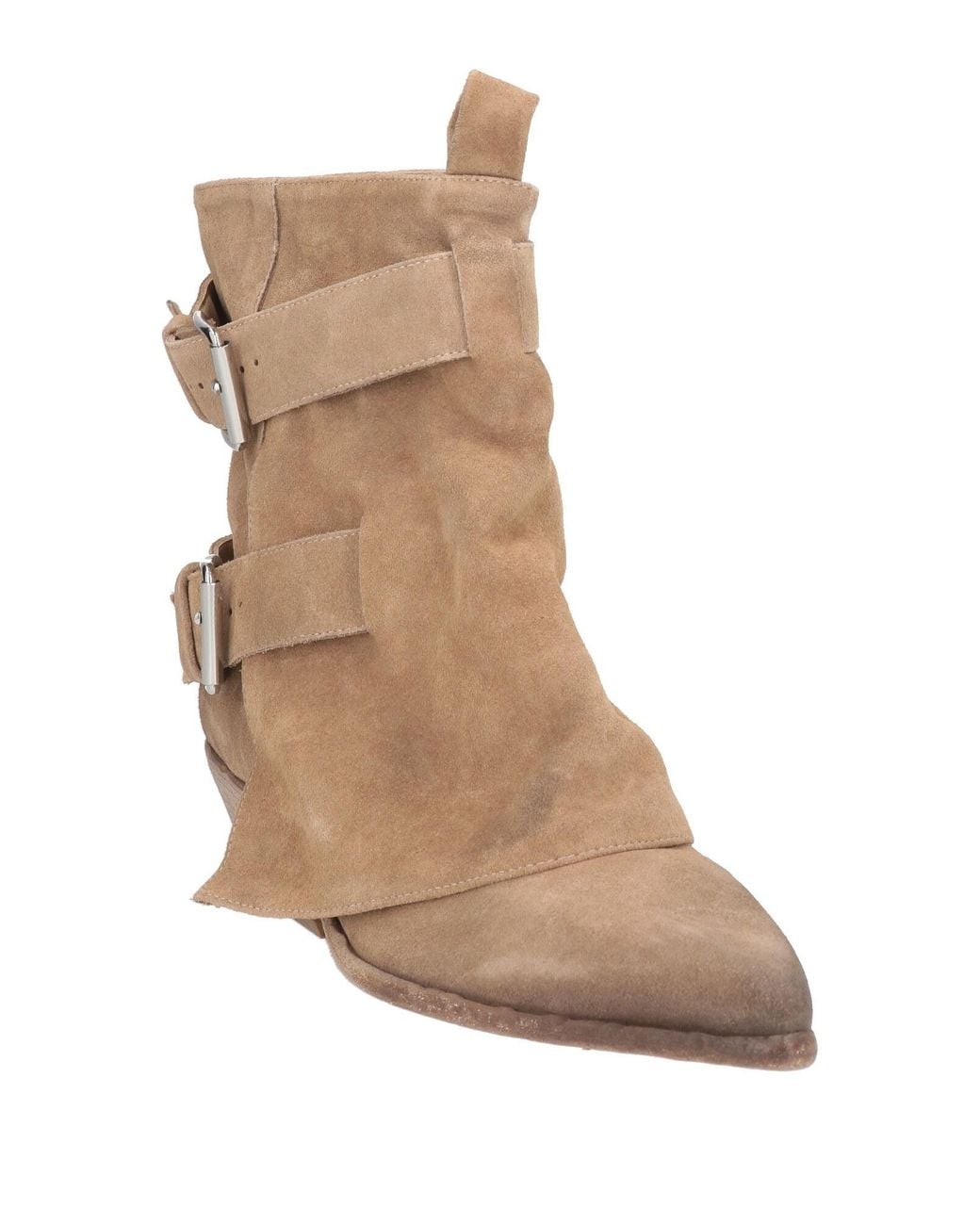 Elena Iachi Brown Ankle Boots