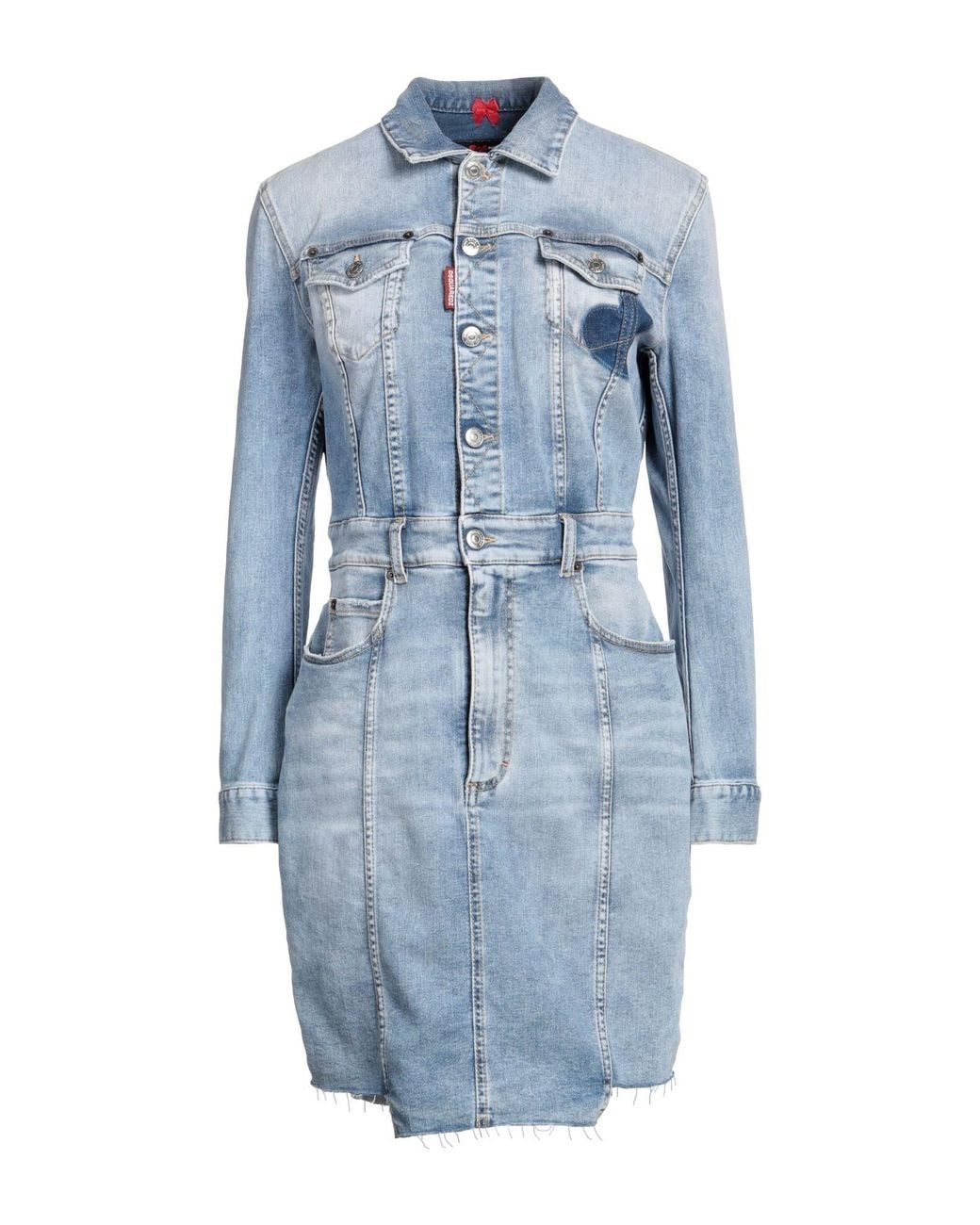 DSquared² Blue Mini Dress