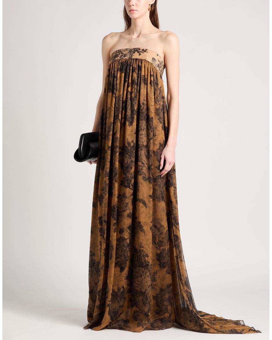 オールインワン・サロペット Max Mara Maxi Dress In Washed Silk ette Collection dresses | Max Mara