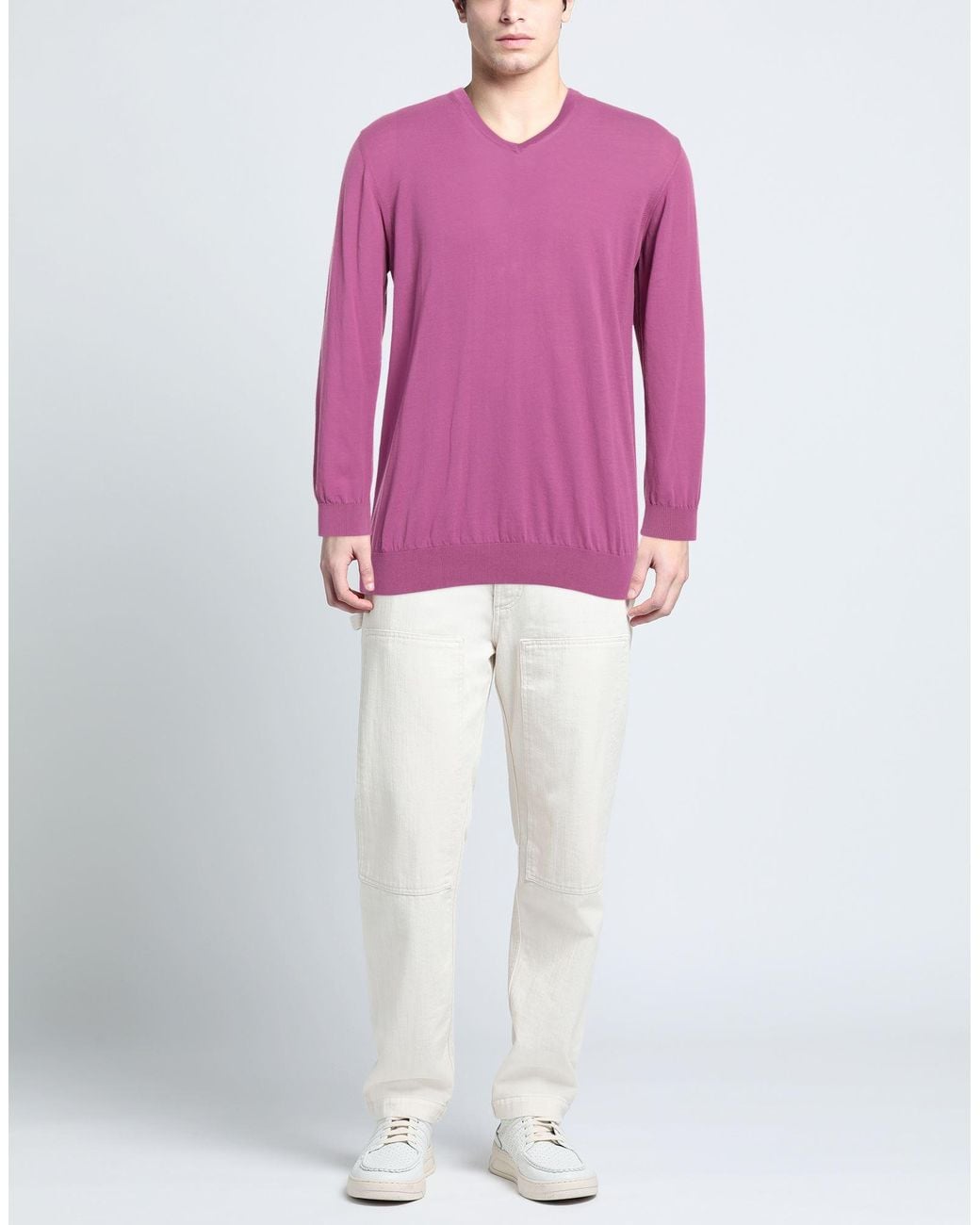Pullover Alpha Studio de hombre de color Pink