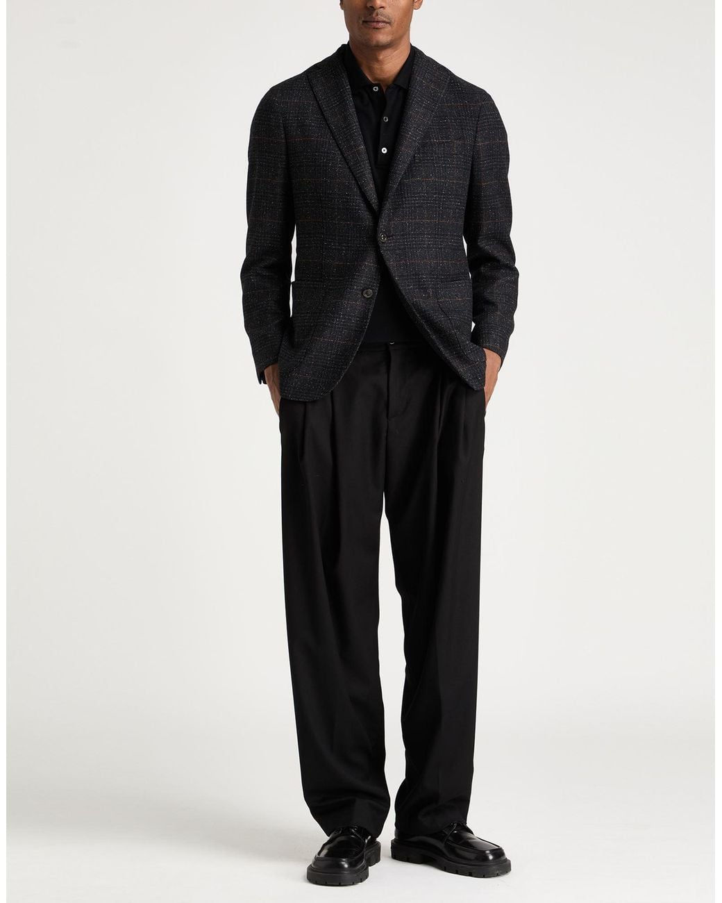 Boglioli Black Blazer for men