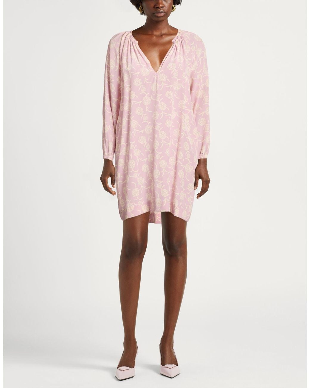 Momoní Pink Mini Dress Silk