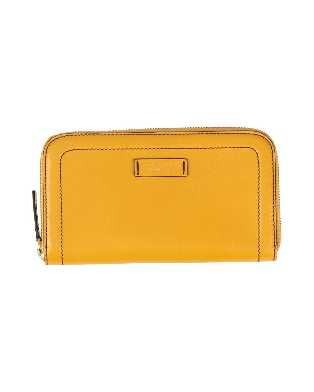 The Bridge Yellow Wallet Leather