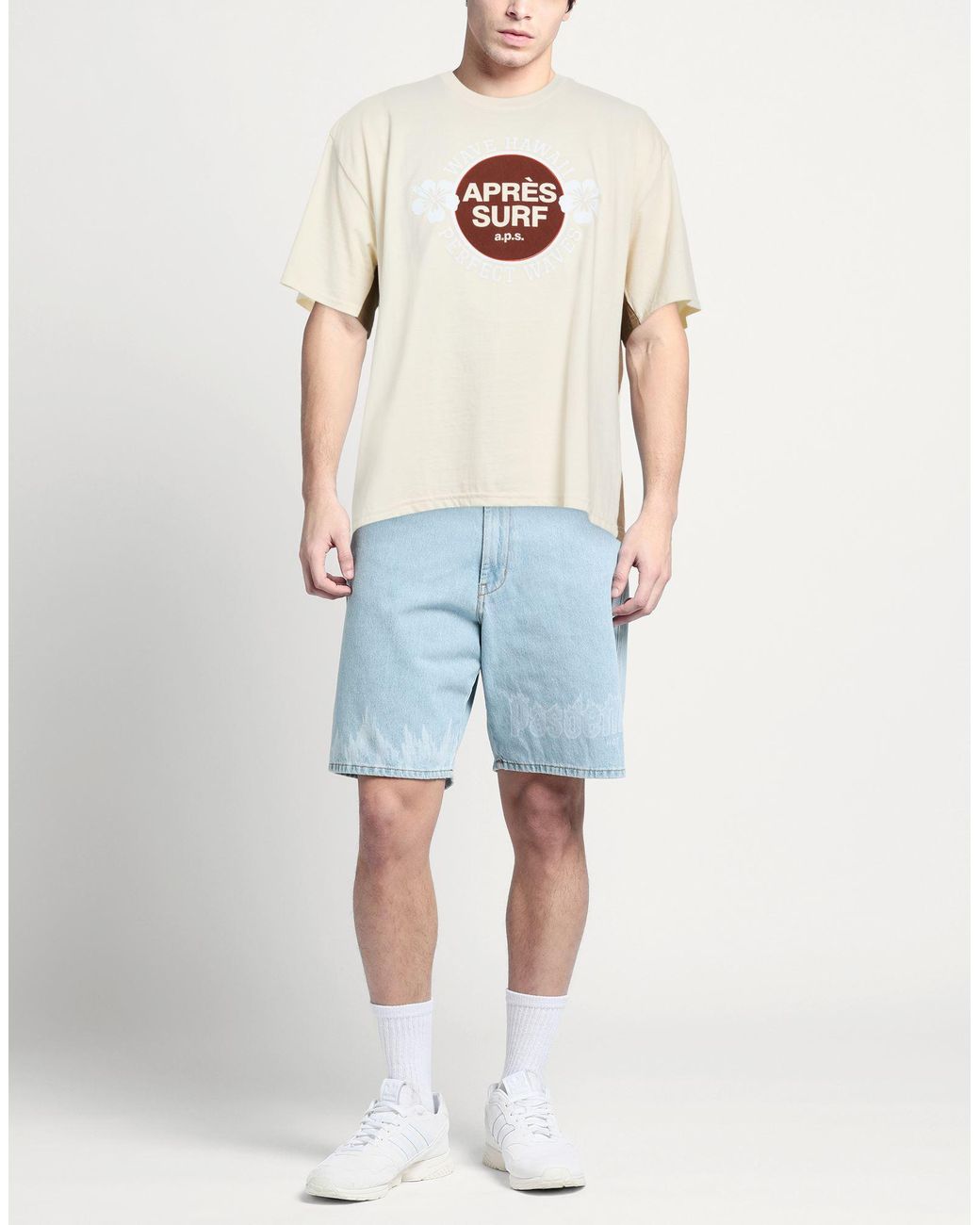 APRÈS SURF White Cream T-Shirt Cotton for men
