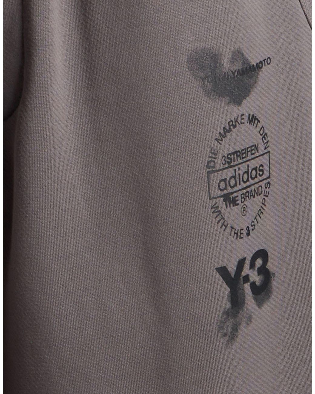 Y-3 Gray Pants Cotton for men