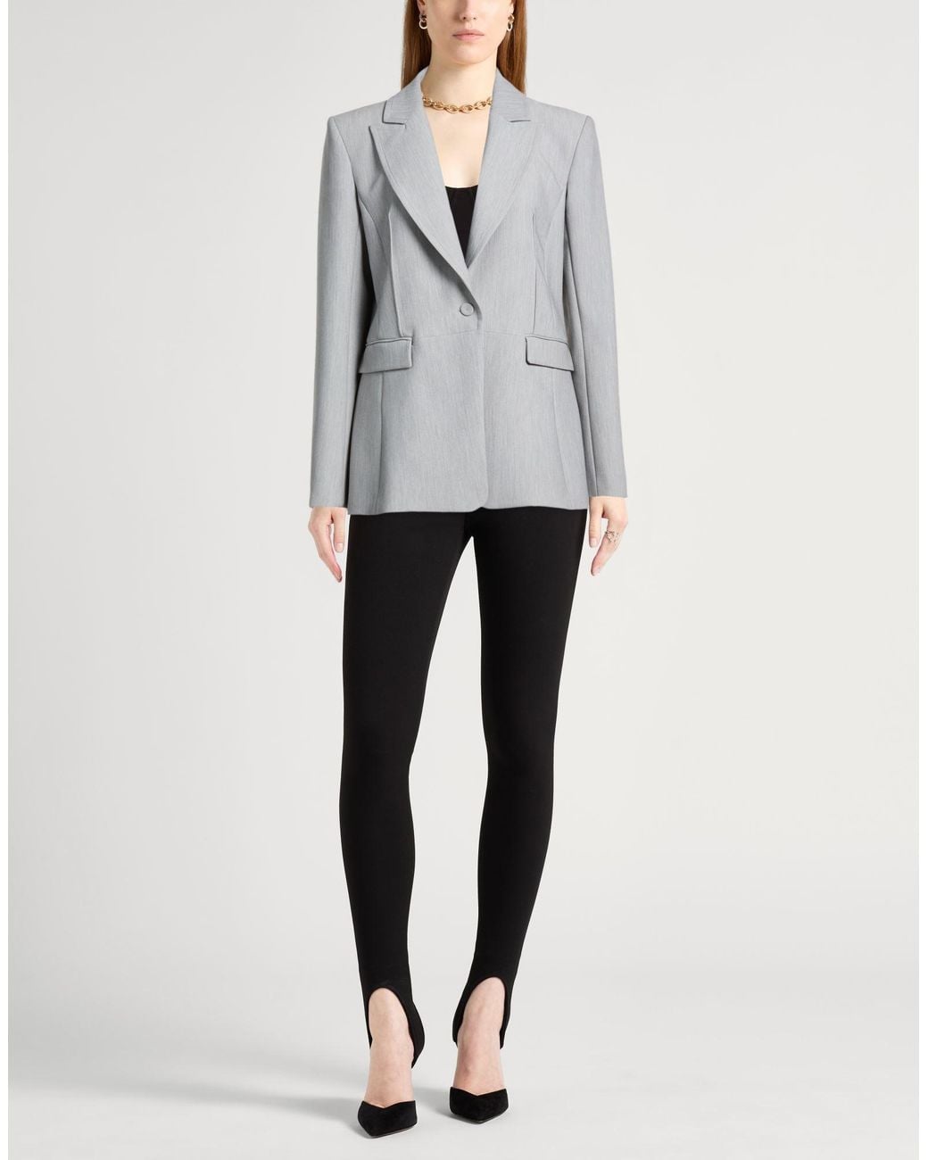 Patrizia Pepe Gray Blazer