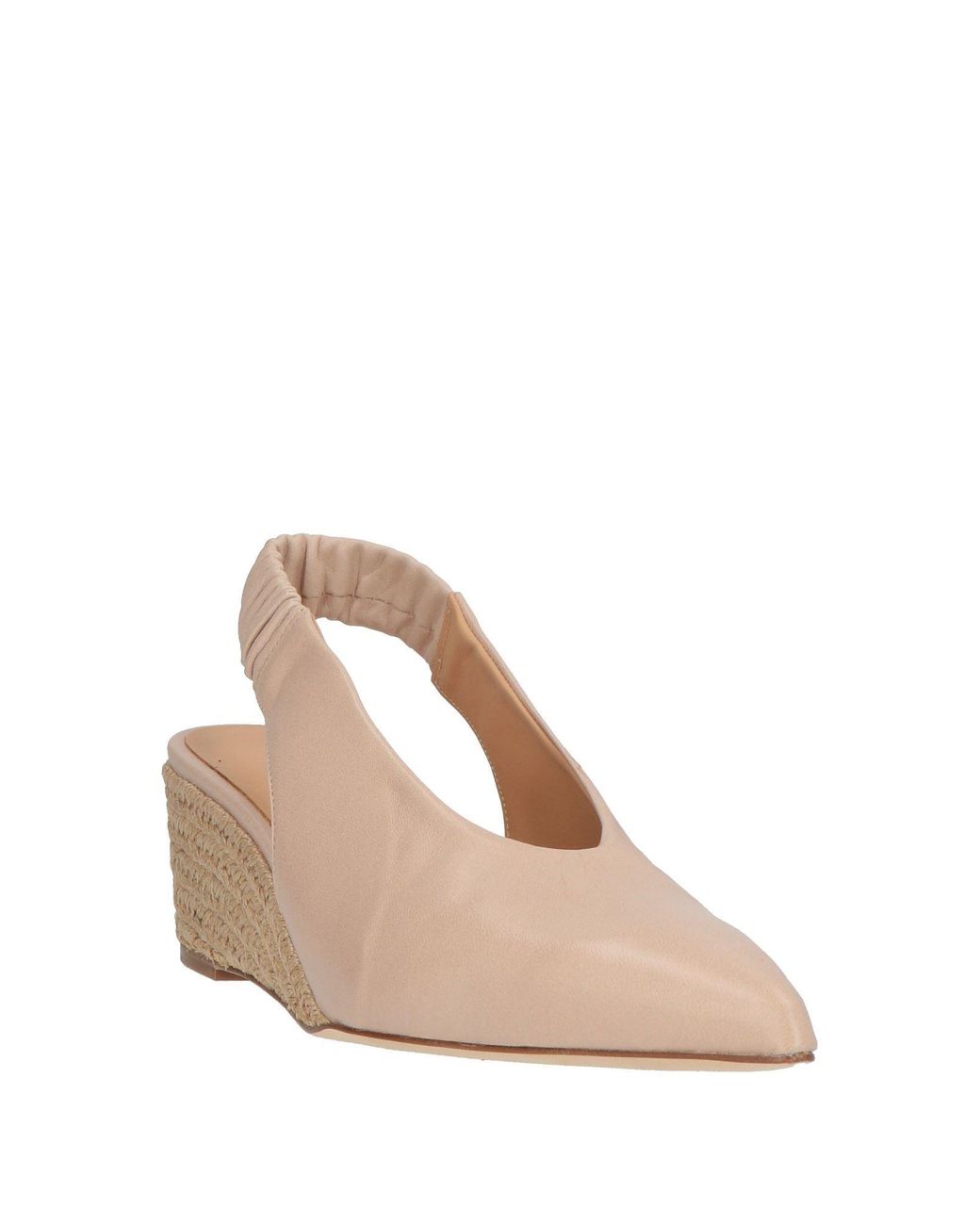 Paloma Barceló Natural Chelo Pumps Leather