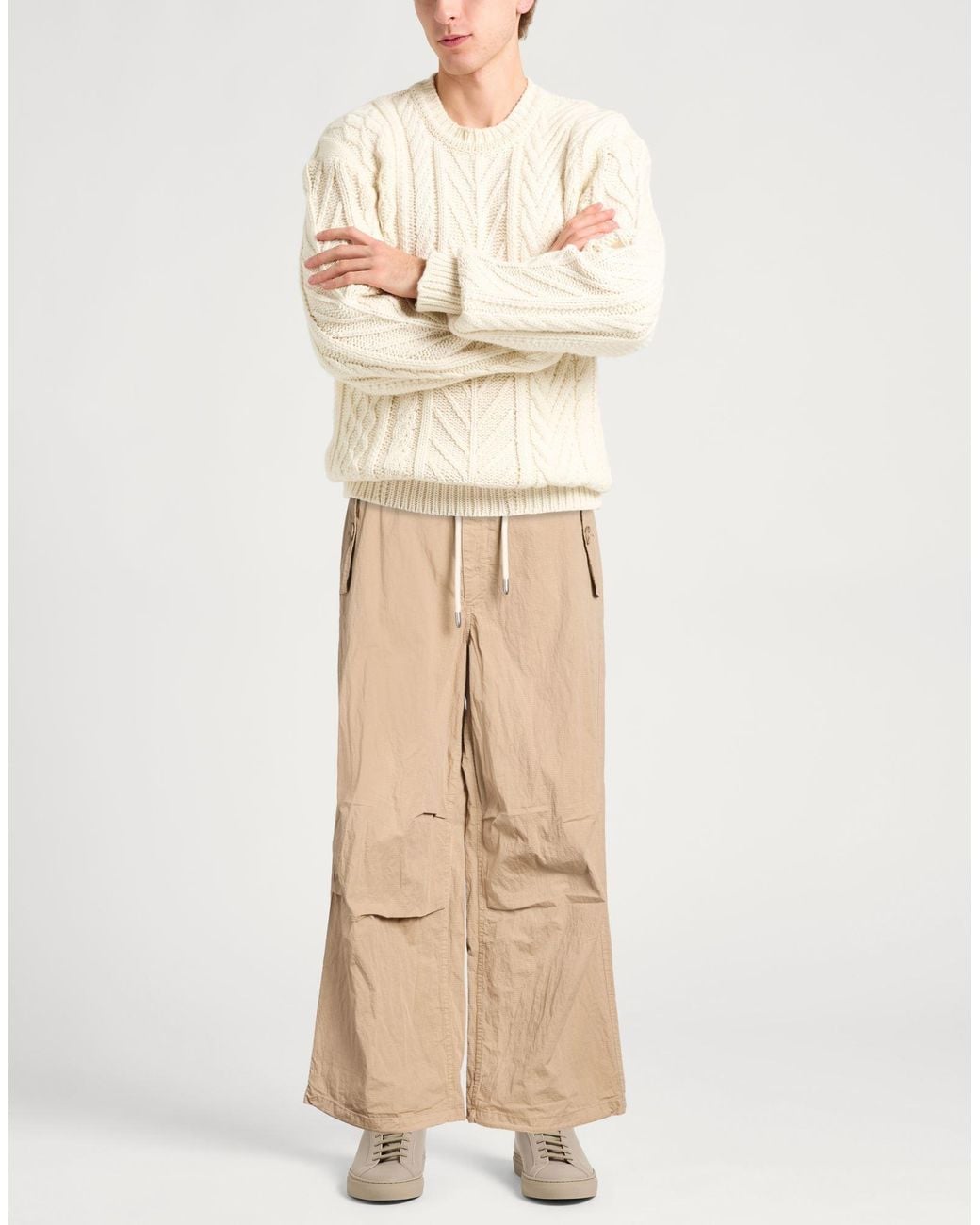 Emporio Armani Natural Pants for men