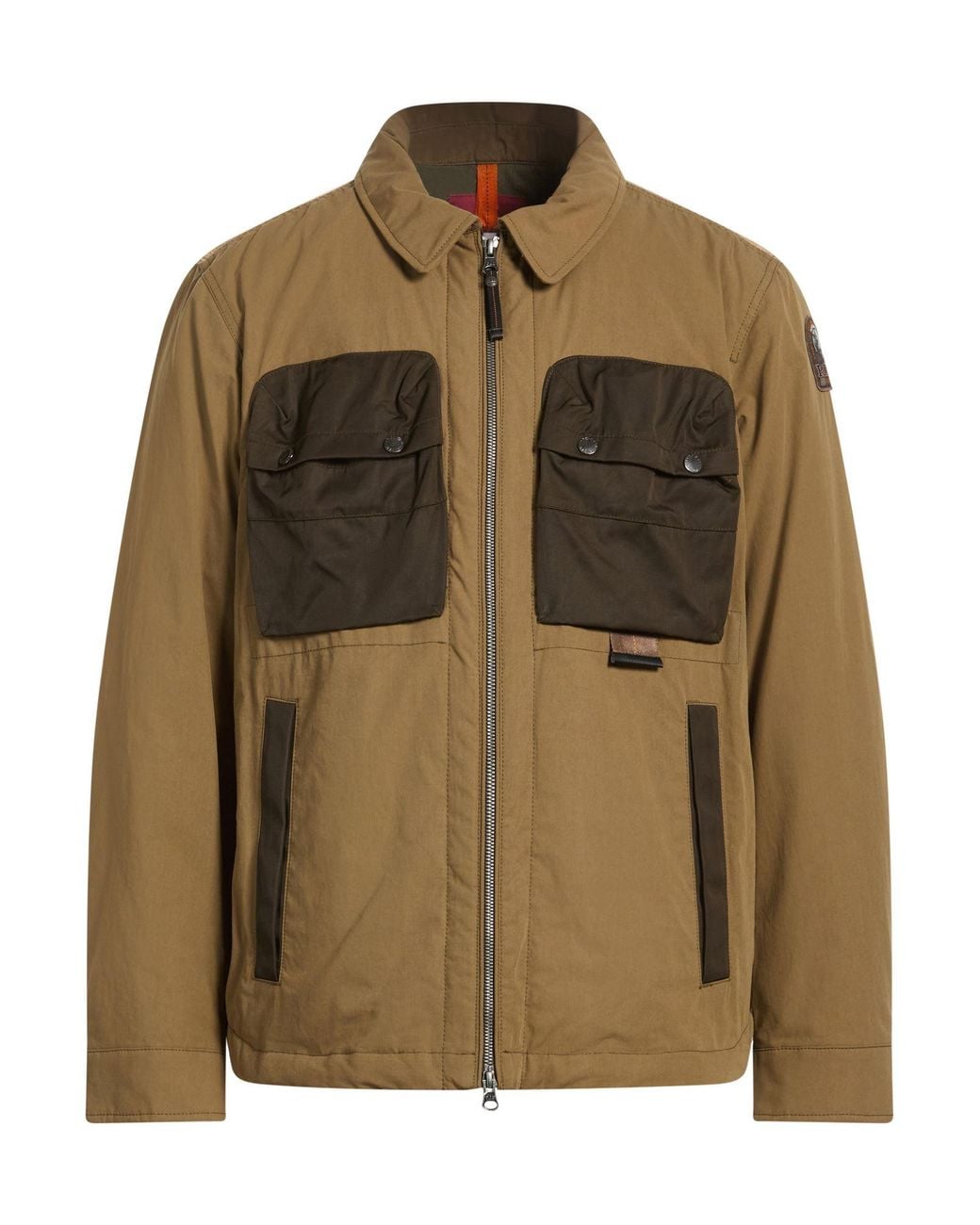 Parajumpers Green Khaki Jacket Cotton for men