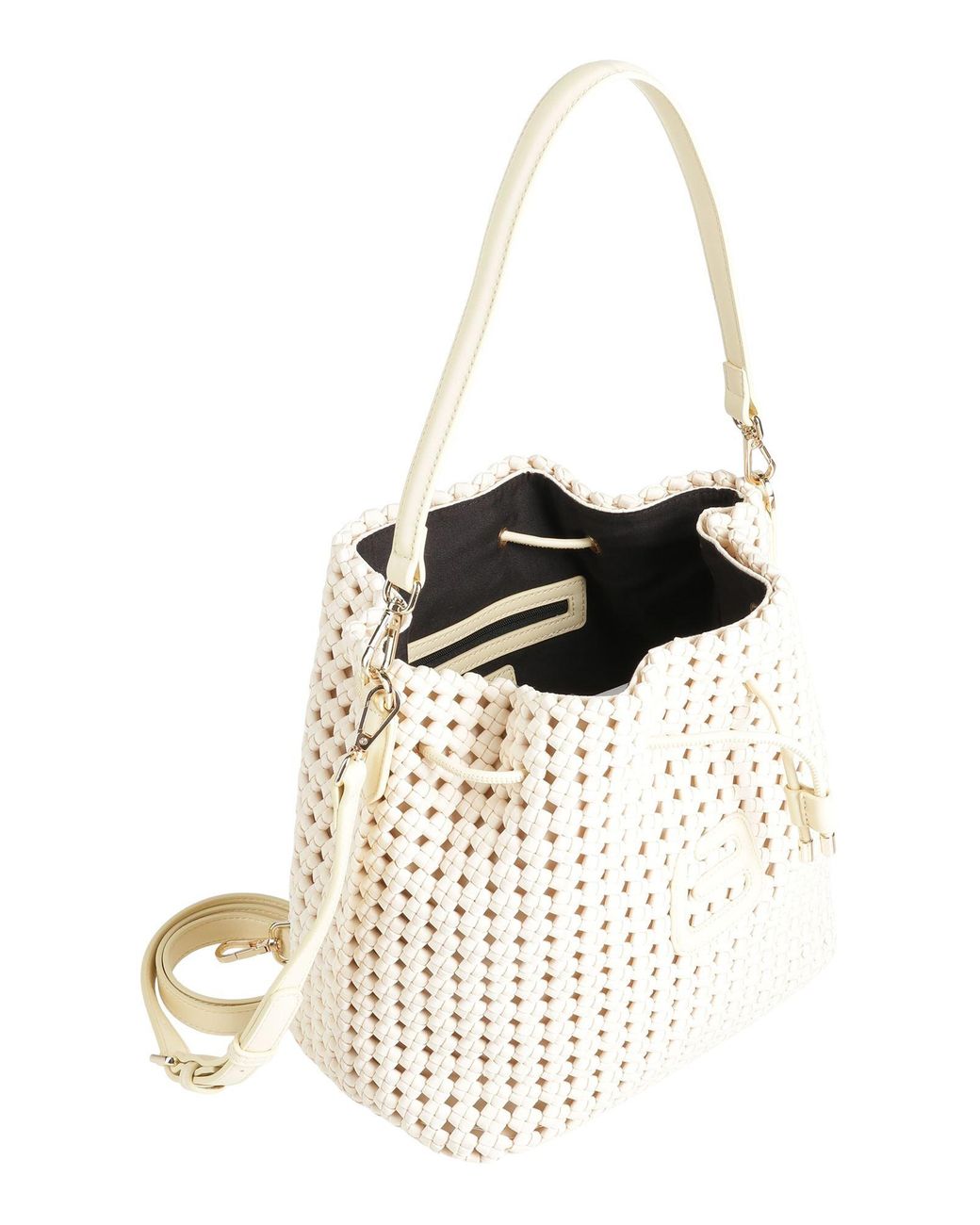La Fille Des Fleurs White Shoulder Bag