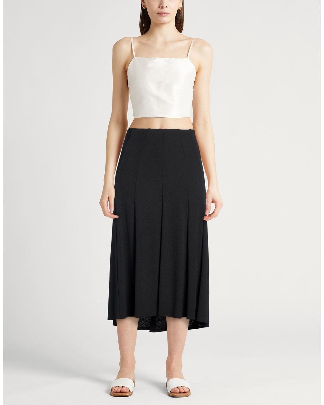 Theory Black Midi Skirts