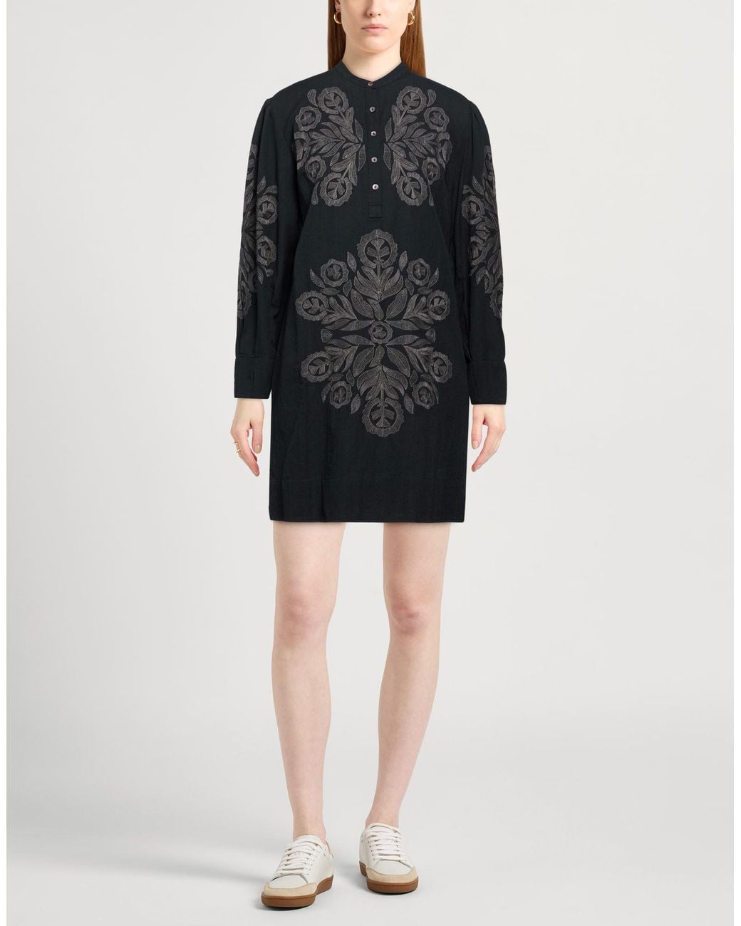 Antik Batik Black Mini Dress Cotton