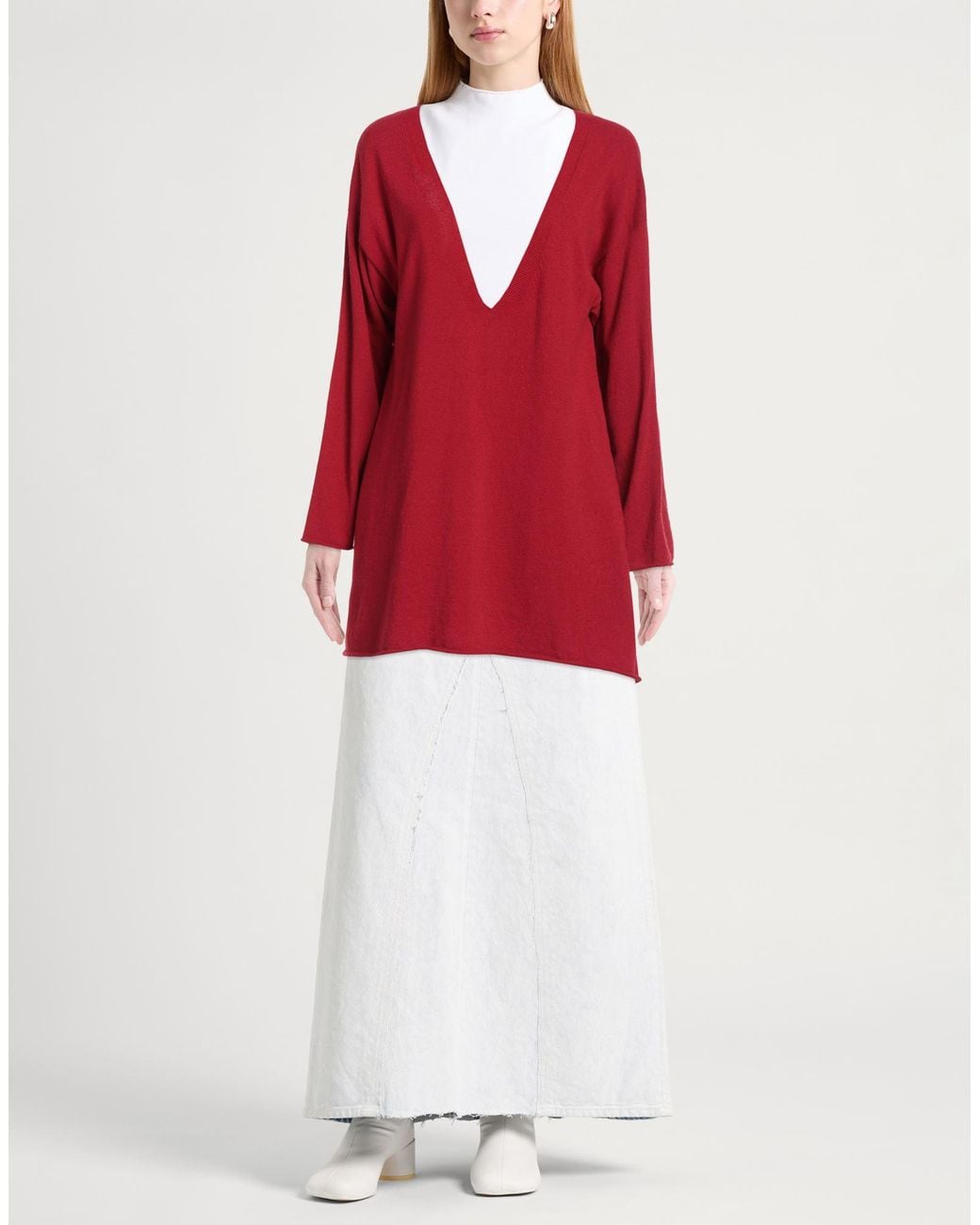 Pullover Alpha Studio en coloris Red