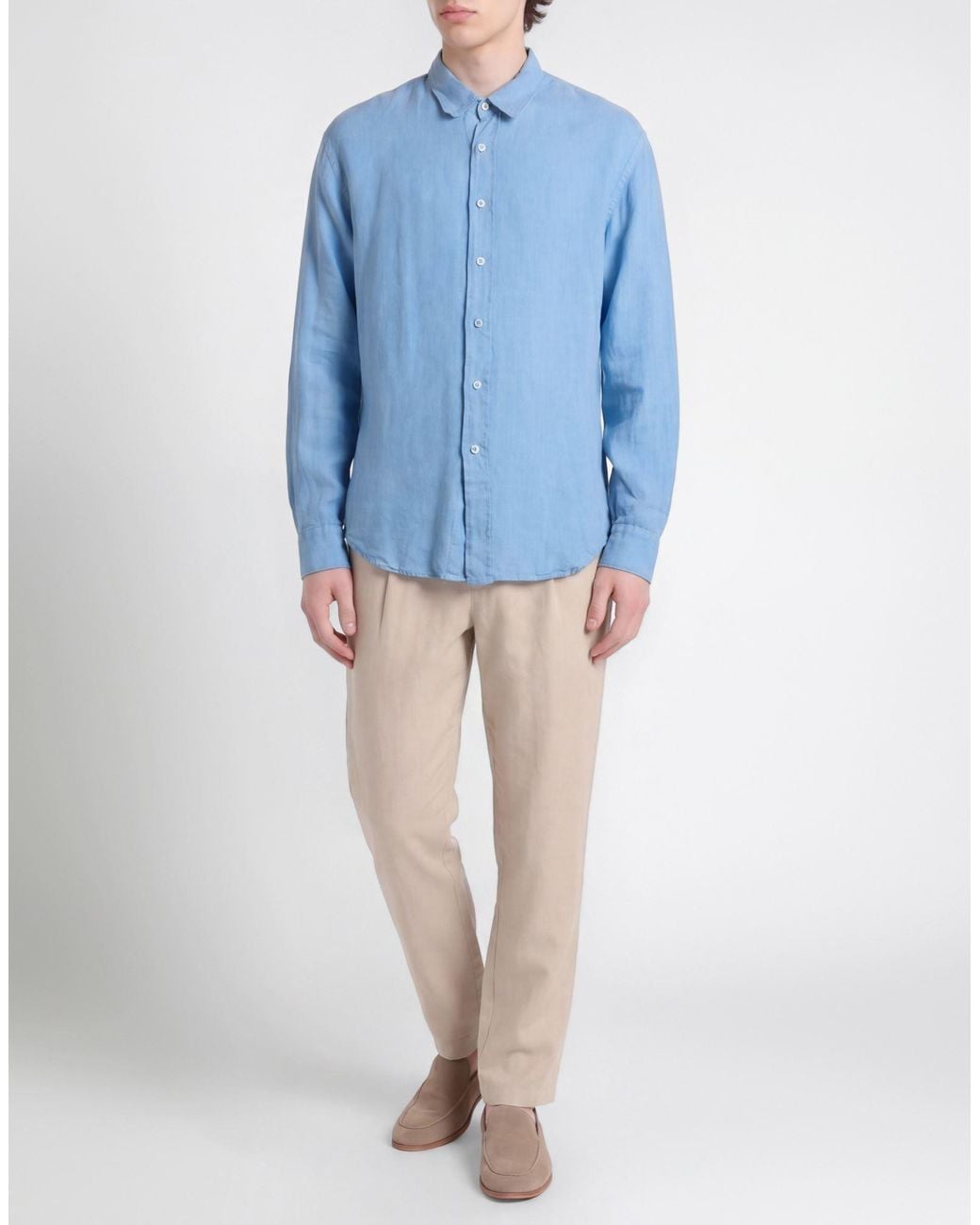 Costumein Blue Sky Shirt Linen for men