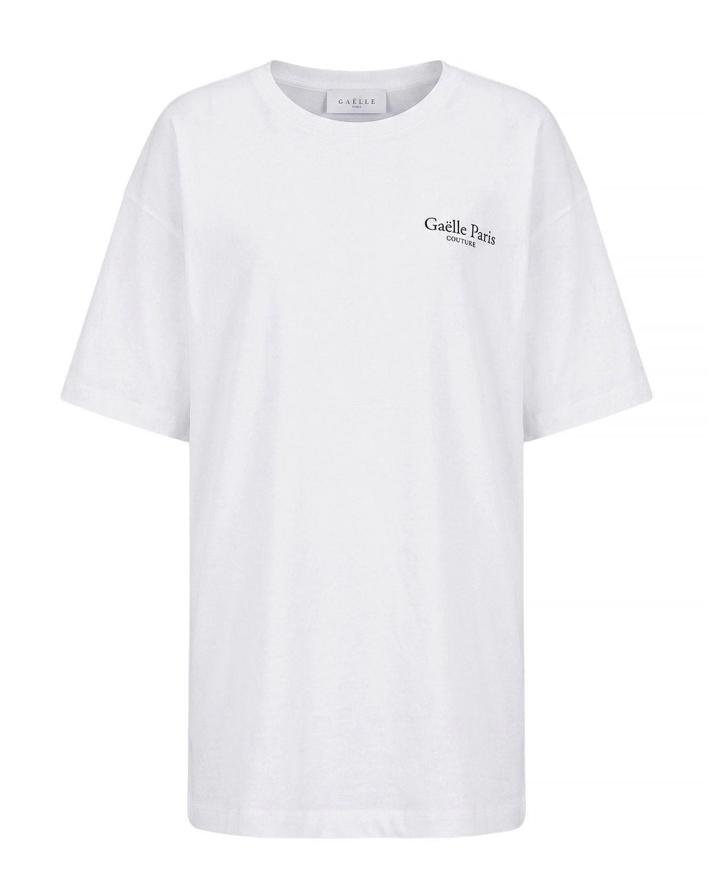 Gaelle Paris White Mini Dress Cotton