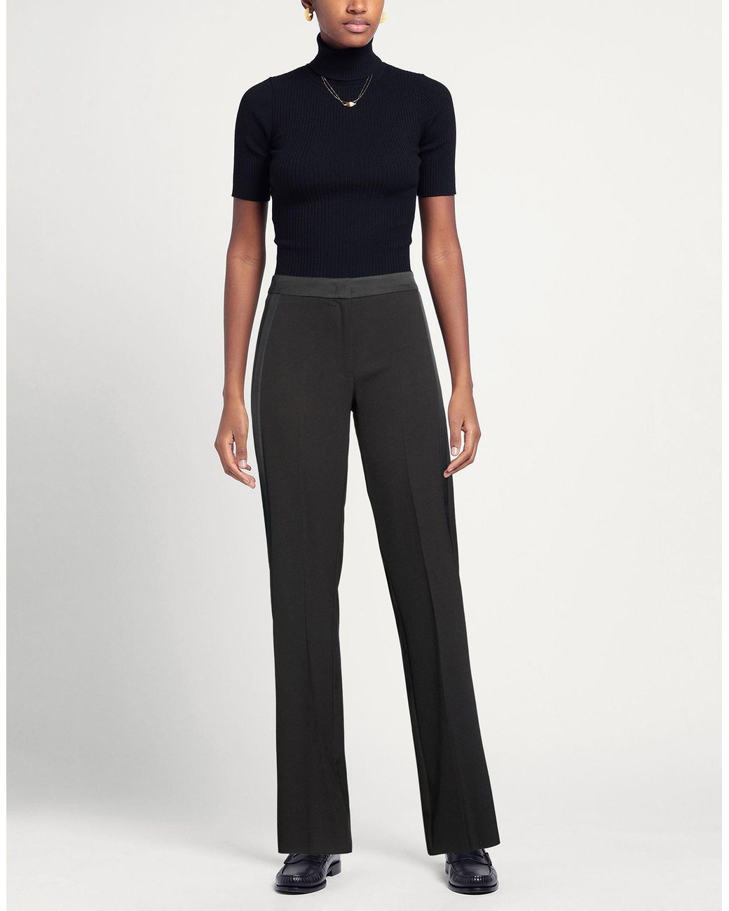 Camilla Black Pants Polyester, Elastane