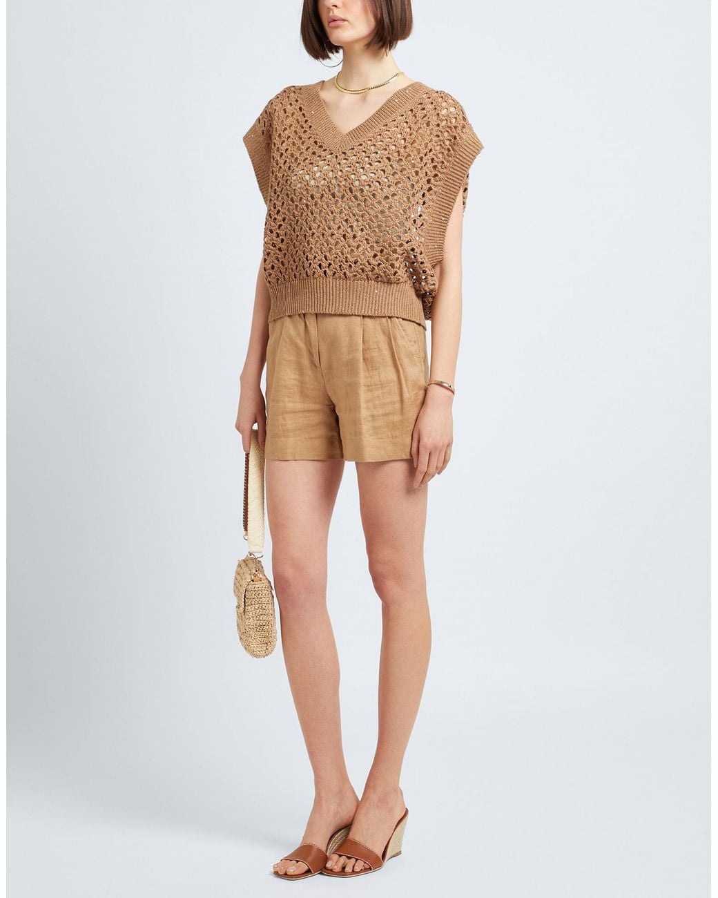 Pullover di Brunello Cucinelli in Natural