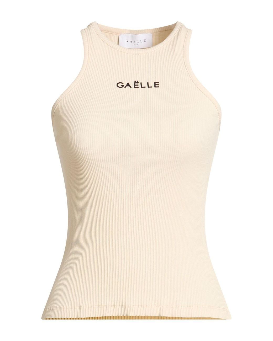Gaelle Paris Natural Tank Tops