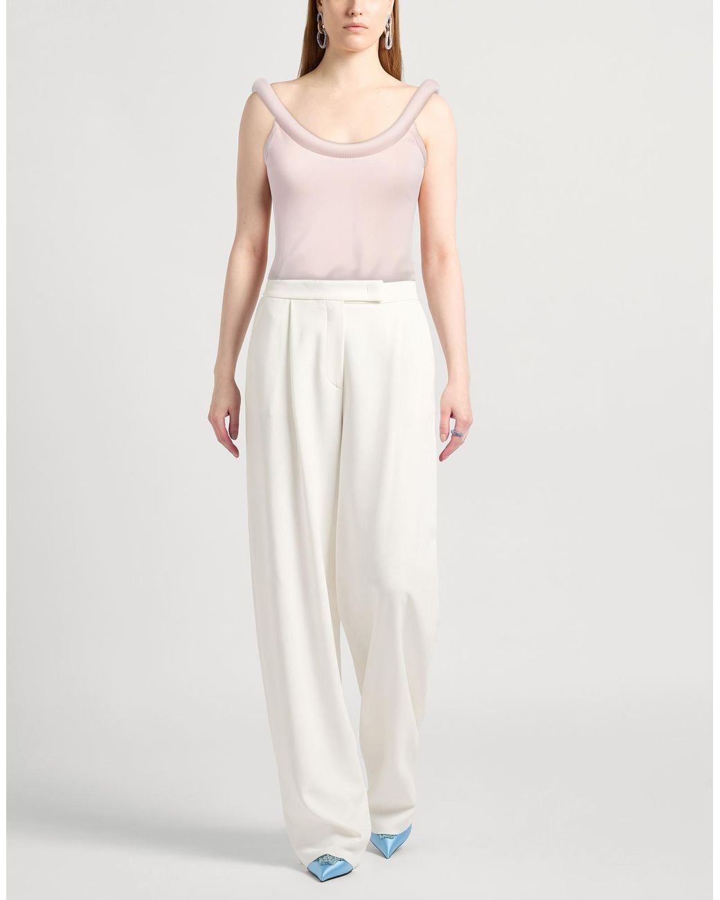 McQueen Pink Top Viscose, Polyamide, Elastane, Polyester