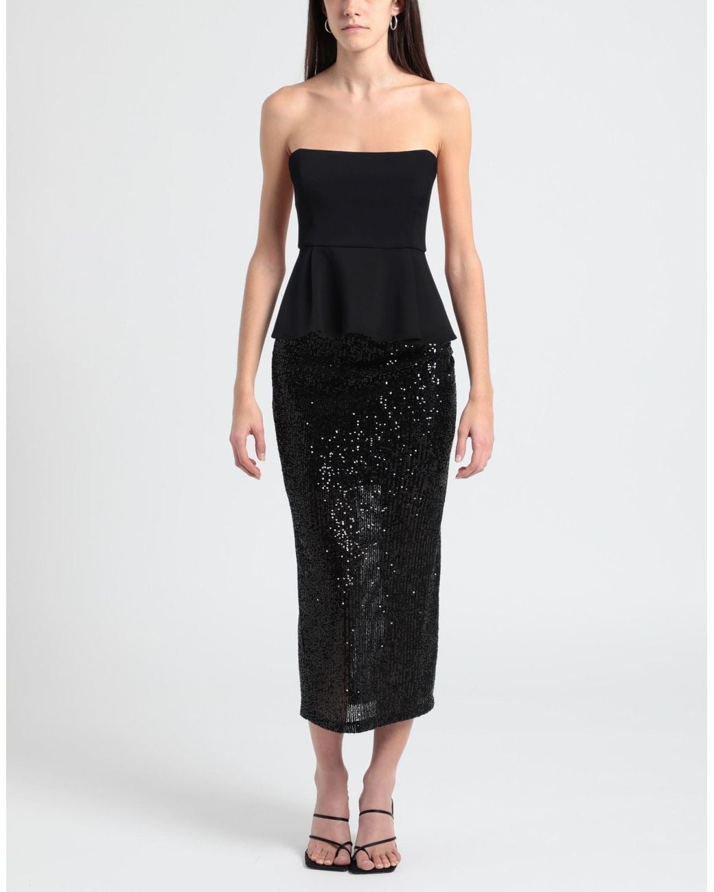 Pinko Black Top Polyester, Elastane