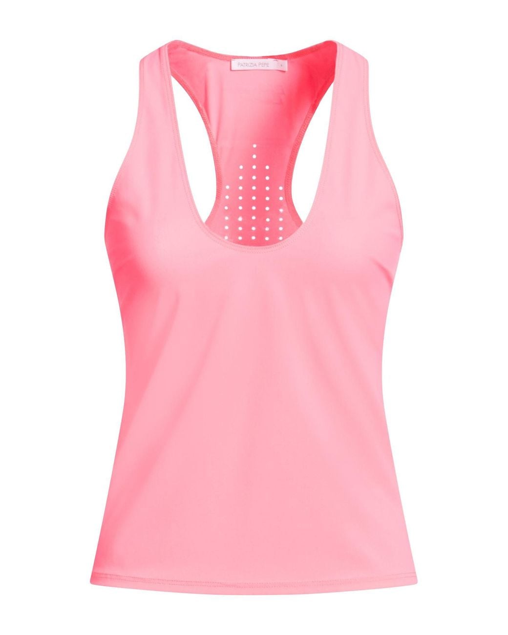 Patrizia Pepe Pink Fuchsia Tank Top Polyester, Elastane
