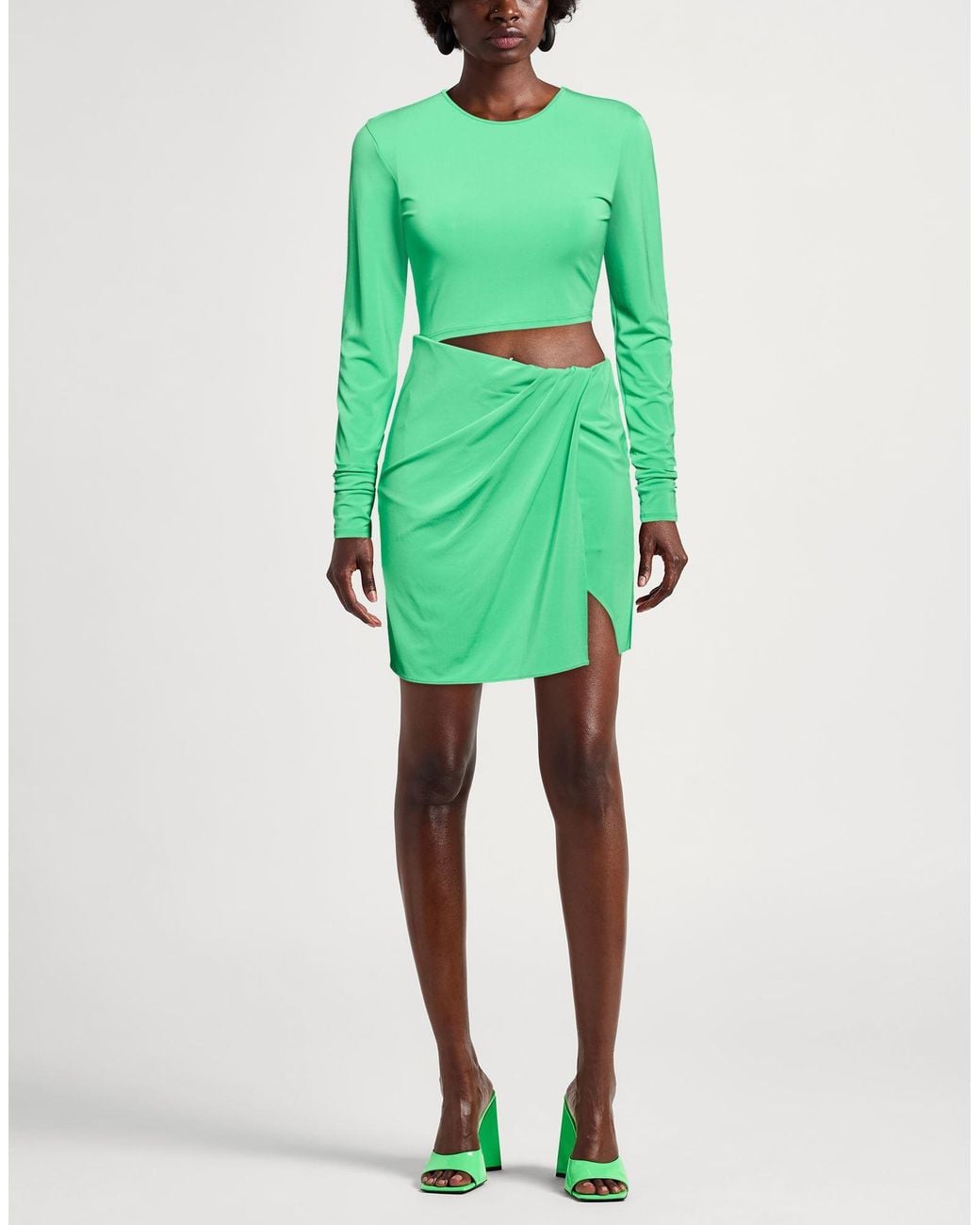ANDAMANE Green Mini Dress