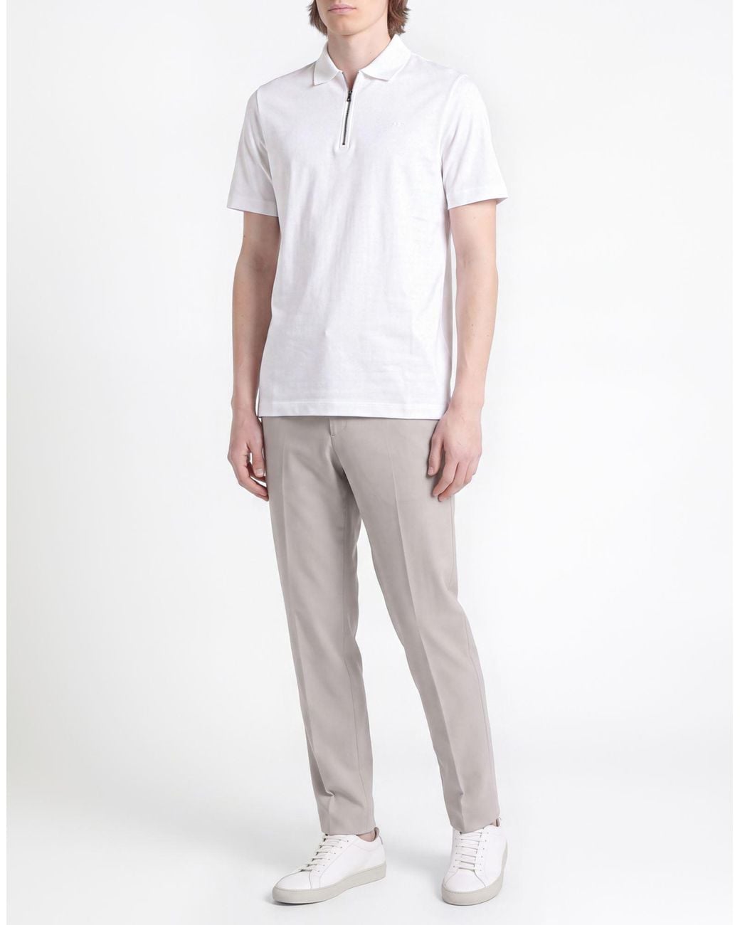 Paul & Shark White Polo Shirt Cotton for men