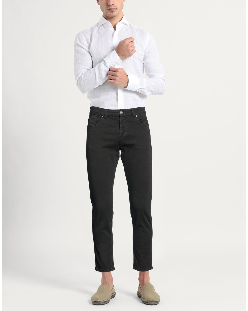 BRO-SHIP Gray Pants for men