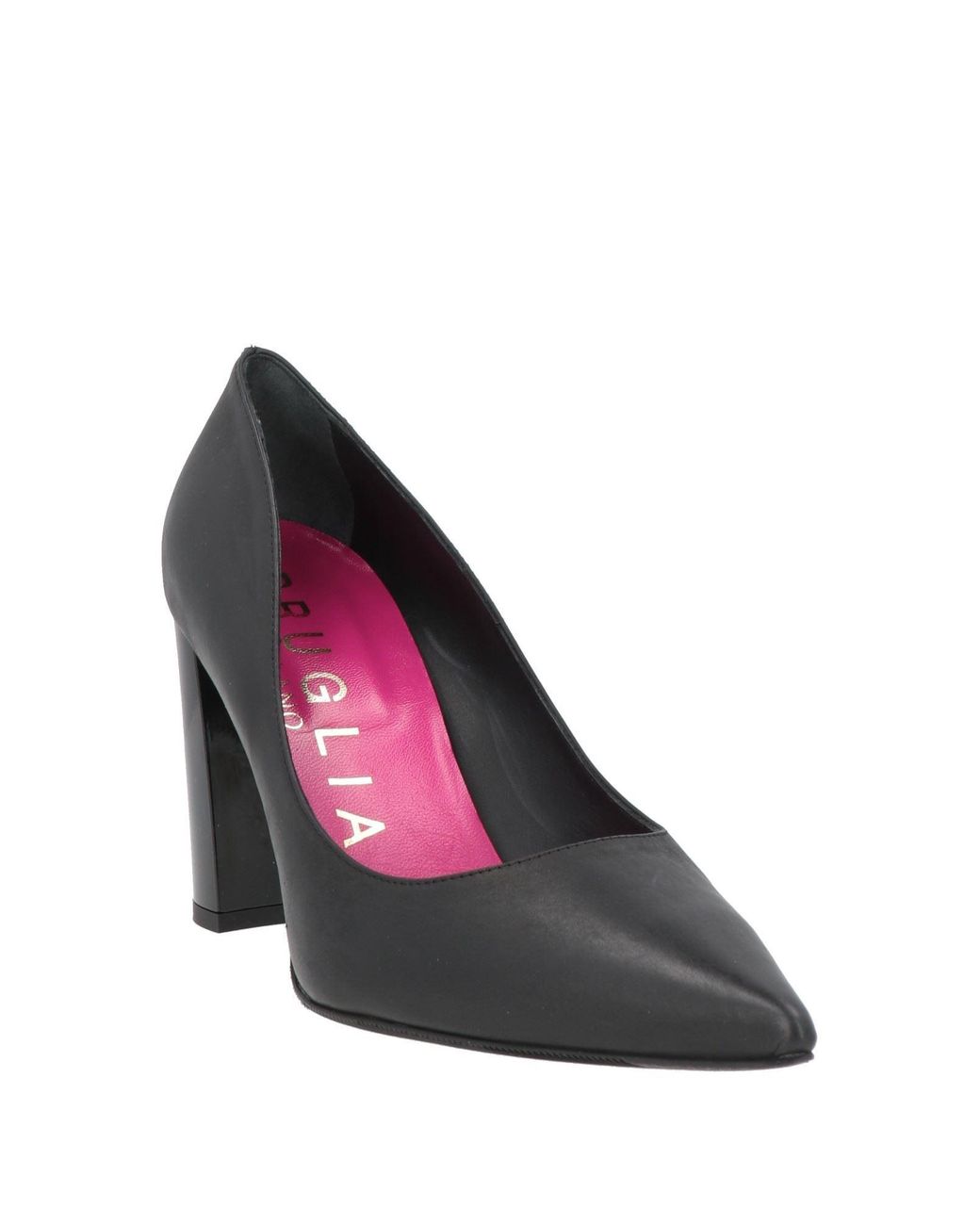 Bruglia Black Pumps Calfskin