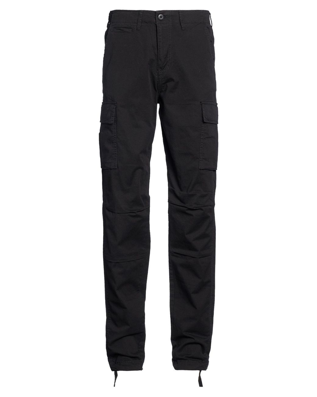 Jack & Jones Black Pants Studio Pants Cotton, Recycled Cotton, Elastane for men