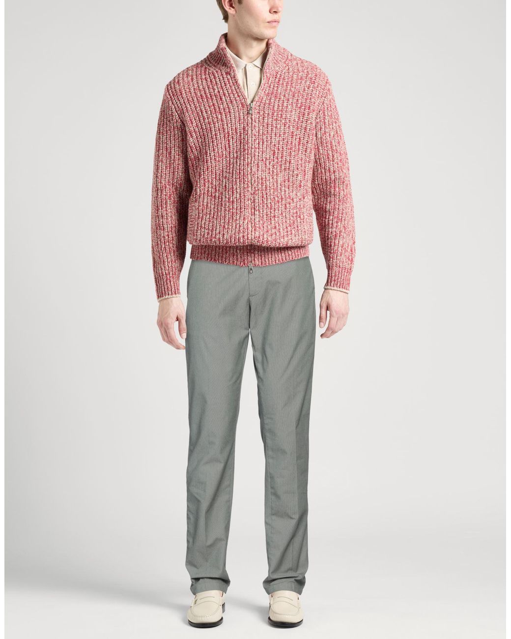 Siviglia Gray Pants Polyester, Cotton, Elastane for men