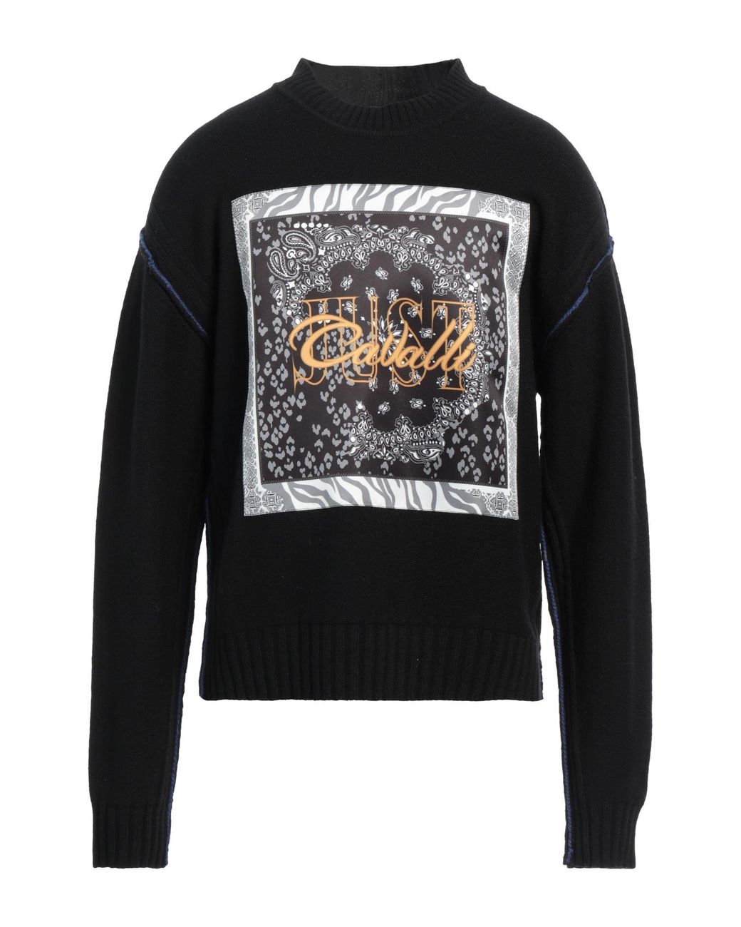 Pullover di Just Cavalli in Black da Uomo