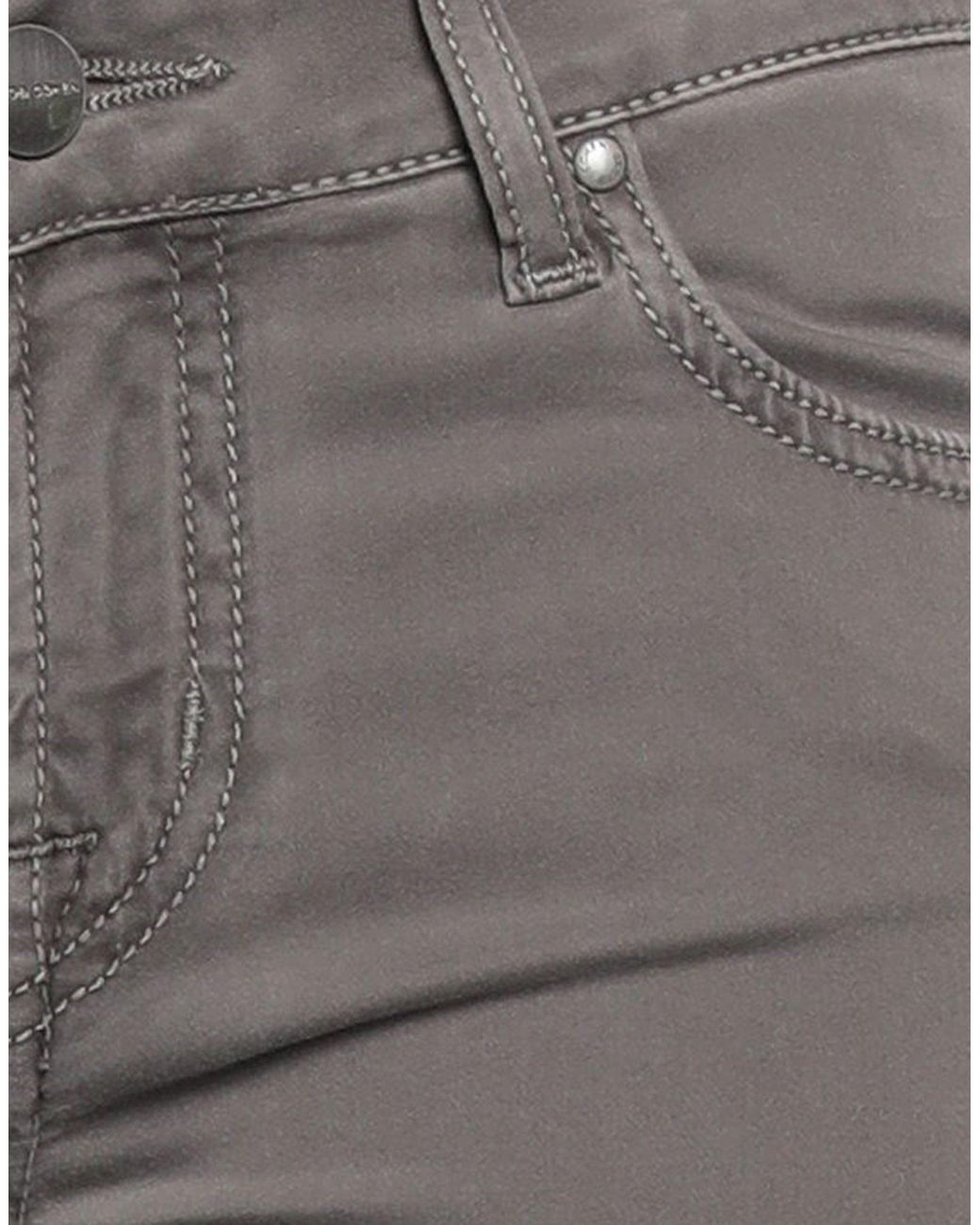 Jacob Cohen Gray Pants Cotton, Modal, Elastane