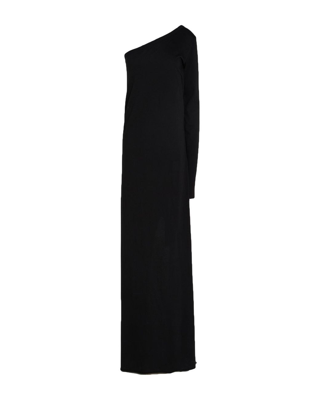 Rick Owens Black Maxi Dress Cotton