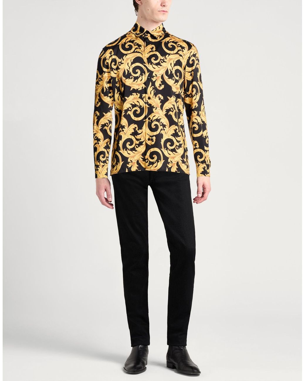 Versace Hemd in Yellow für Herren