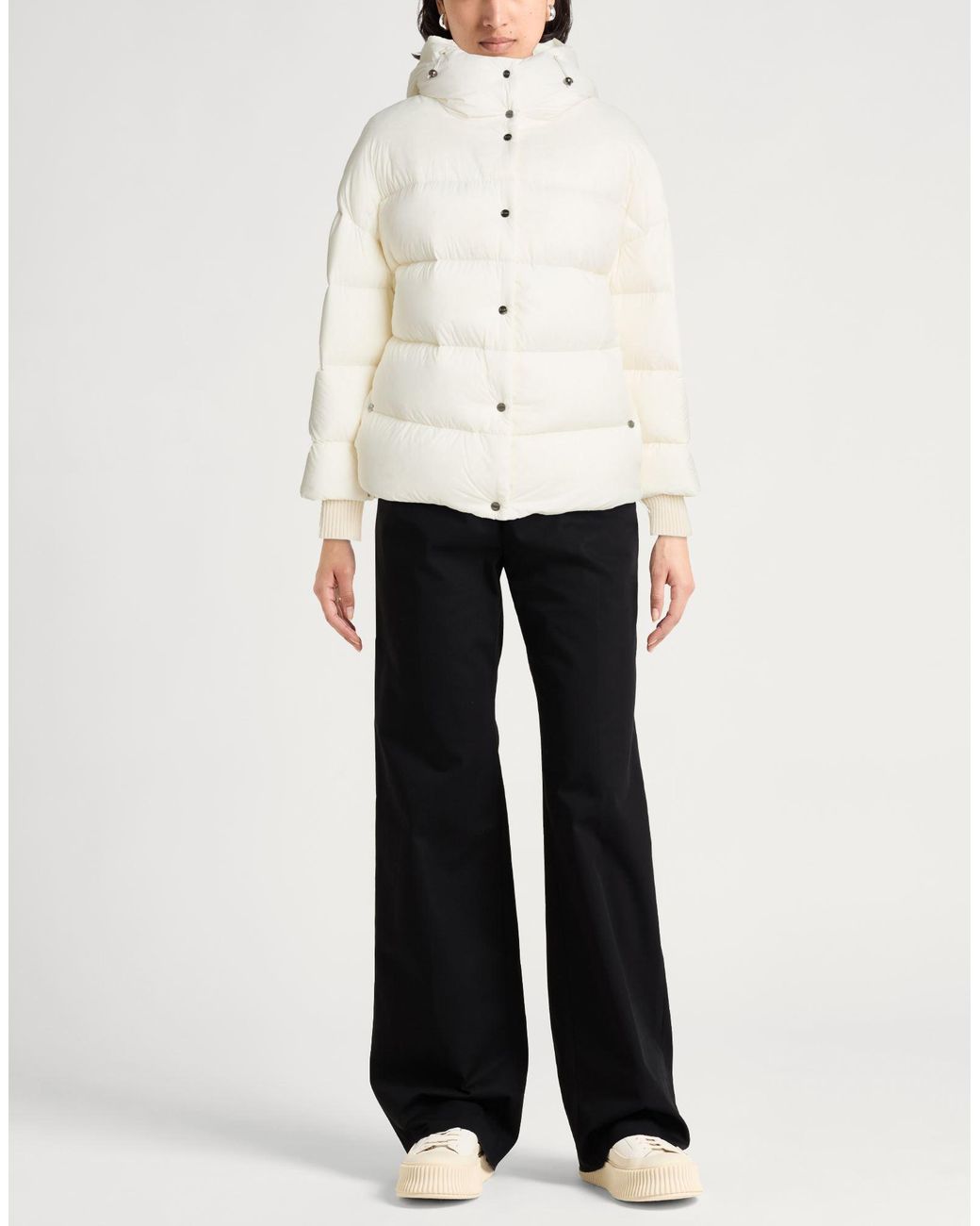 Herno White Puffer Polyamide