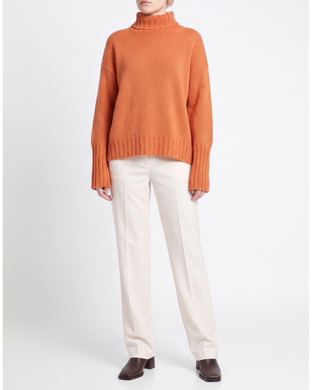 Aragona Orange Turtleneck