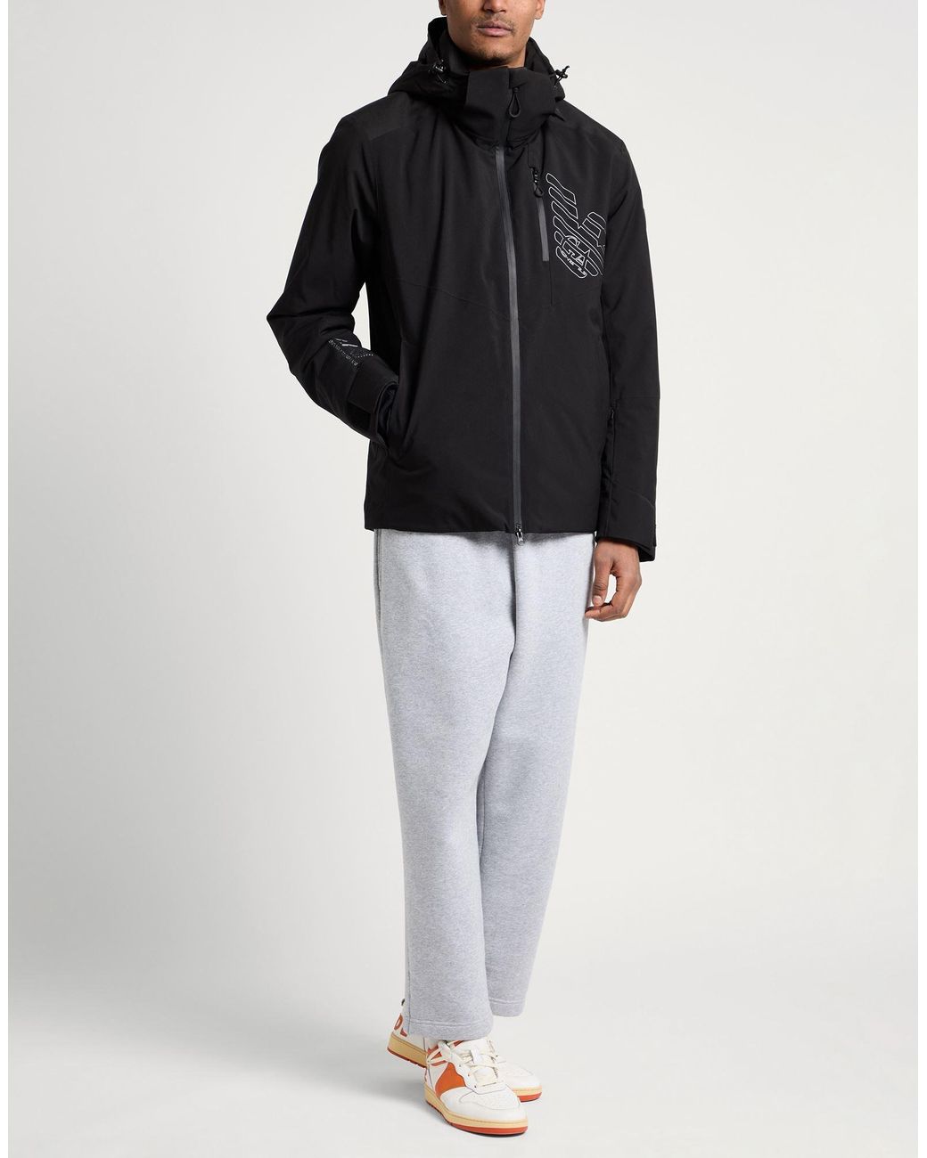 EA7 Black Jacket for men