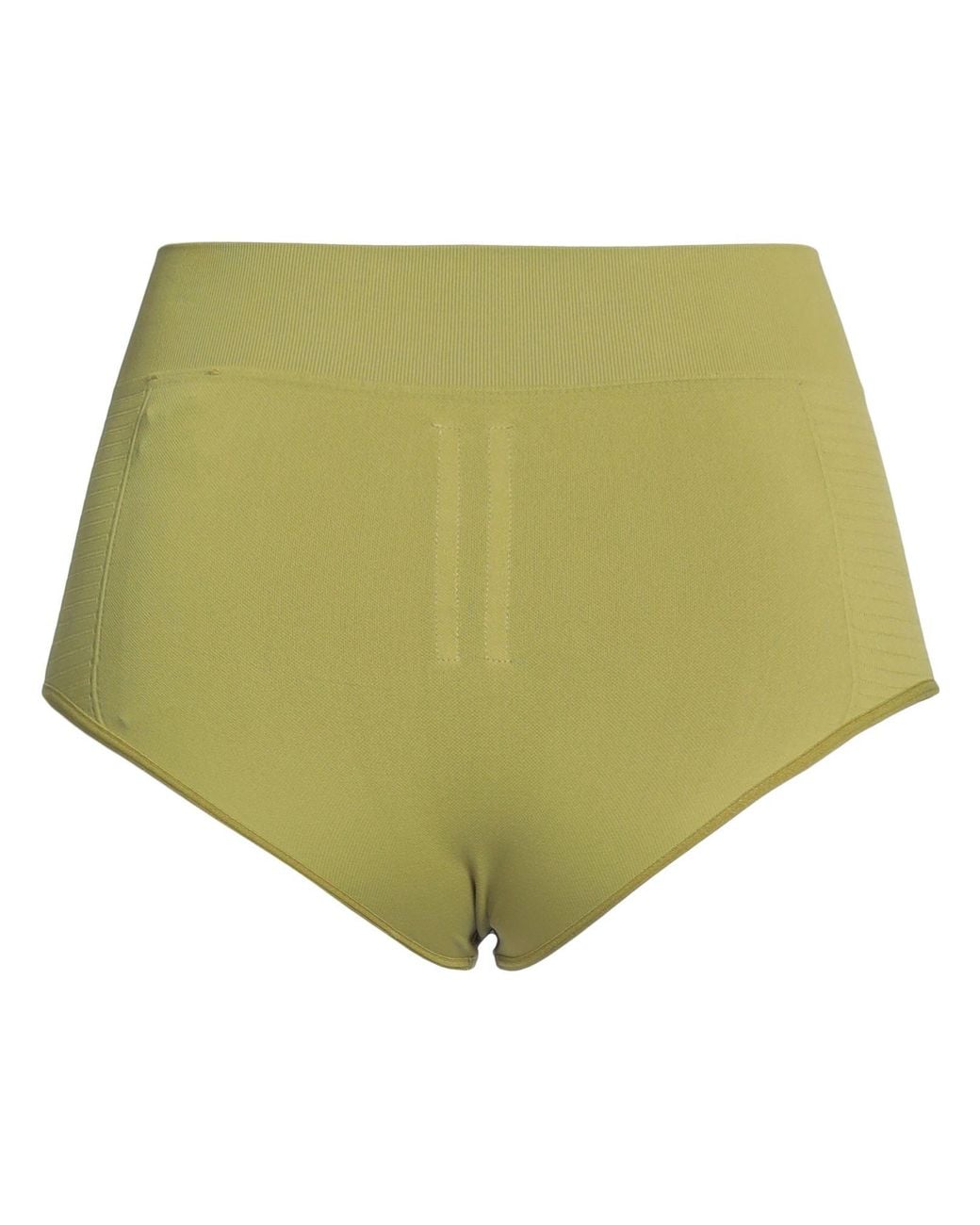 Rick Owens Green Lime Shorts & Bermuda Shorts Polyamide, Elastane