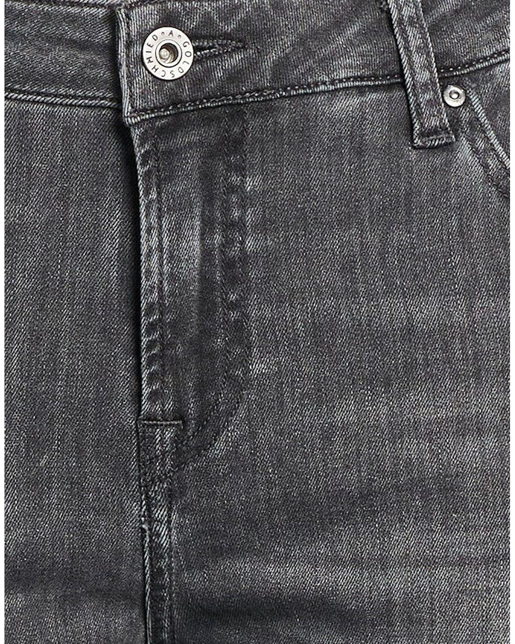 AG Jeans Gray Jeans Cotton, Polyester, Modal, Elastane