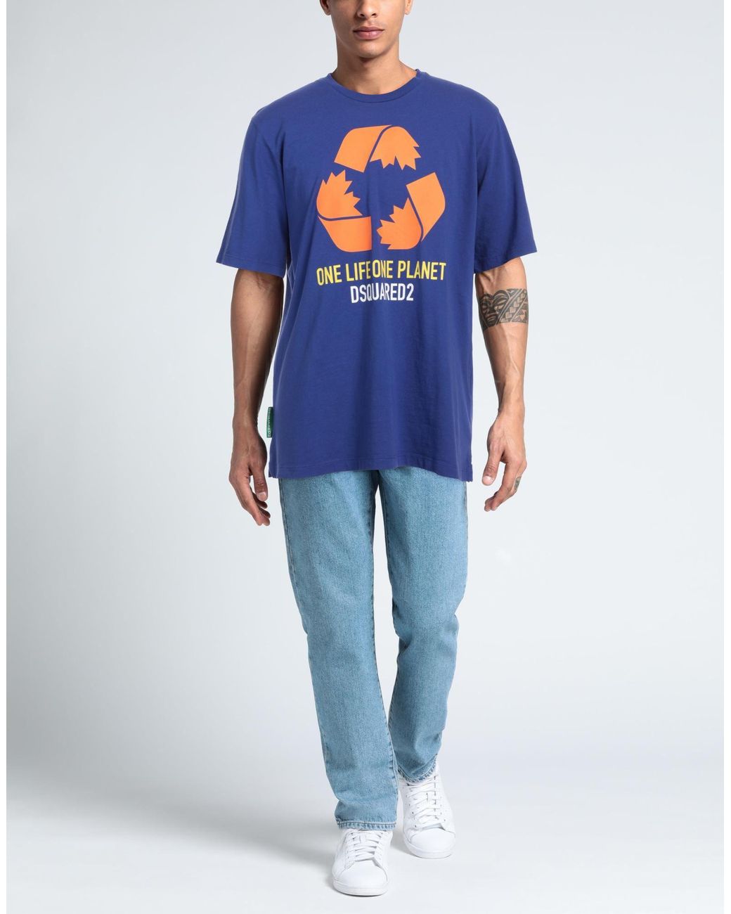 DSquared² Blue T-shirt for men