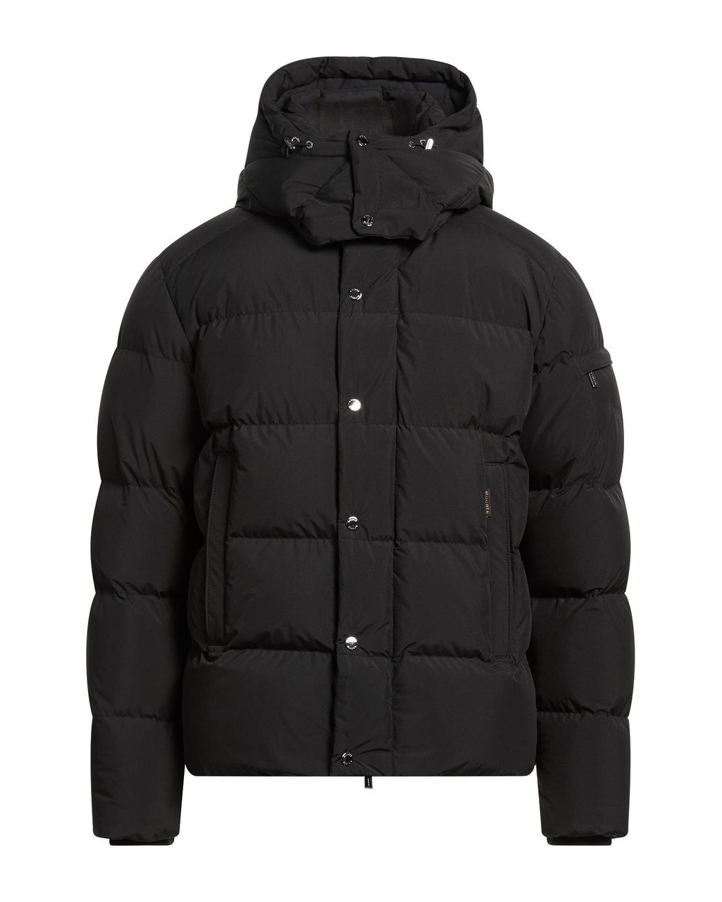Moorer Black Puffer Polyester for men